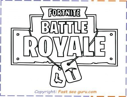 fortnite battleroyale coloringpages  kidsfree  fortnite ba