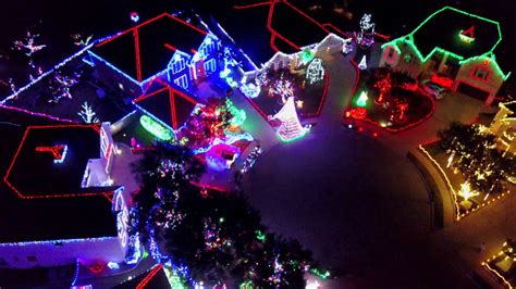 aerial christmas lights  drone dji mavic pro drone    youtube