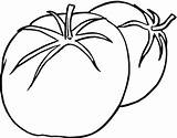 Tomato Coloring Tomatoes Pages Color Outline Other Behind Plant Colouring Clipart Printable Tomatos Red Tomate Paradicsom Drawing Fruit Cliparts Hu sketch template