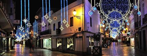 street decorated  christmas  faro portugal holidays   world outdoor