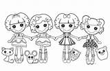 Lalaloopsy Coloring Pages Colouring Dgd Lego sketch template