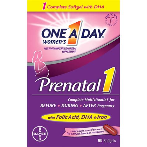 day womens prenatal  multivitamin supplement