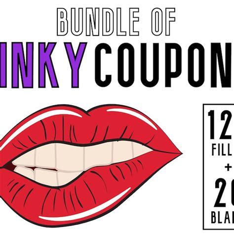 Sexy Coupons Printable Etsy