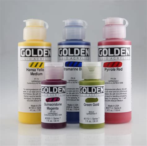 golden fluid acrylics  ml