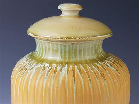 large ceramic lidded jar