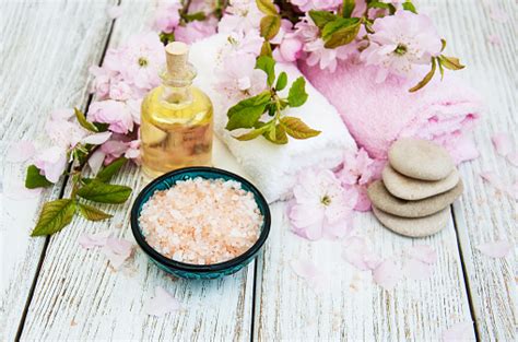 spa products  sakura blossom stock photo  image  istock