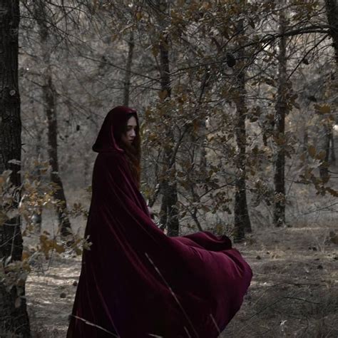 red riding hood stretch velvet cape costume cape fairytale etsy   medieval aesthetic