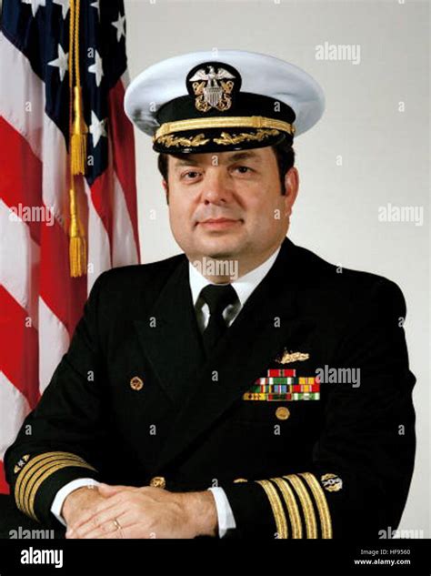 portrait  navy usn captain capt william  vest covered captain william vest stock