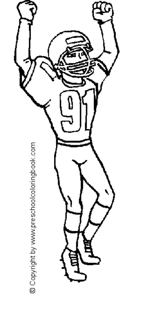 transmissionpress football player  sports coloring pages