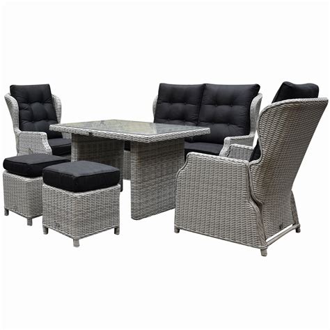 ibiza xl stoel bank loungeset  delig verstelbaar wit grijs avh outdoor tuinmeubelen