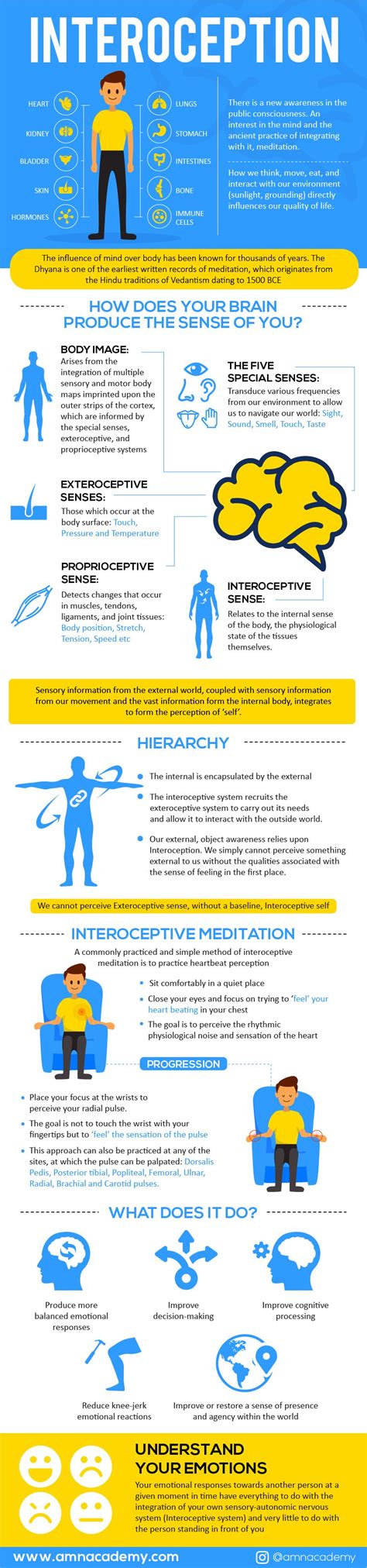 Interoception Meditation Infographic Amn Academy Psychoeducation