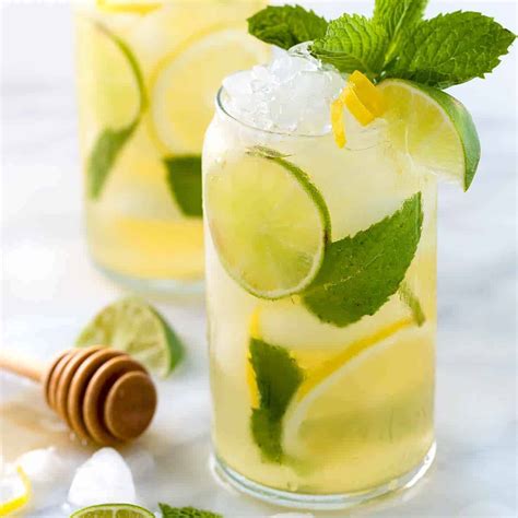 naturally sweetened iced green tea recipe jessica gavin
