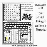 Philippians Bible Coloring Activity 13 Sheet Verse Amos Children Search Crafts School Sunday Kids Printable Worksheets Lesson Find Maze Games sketch template