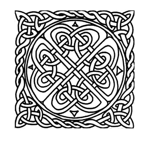 printable celtic coloring pages  adults  getcoloringscom