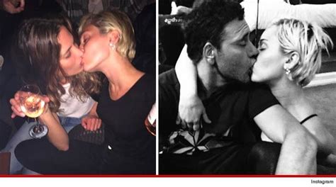 Miley Cyrus Post Patrick Schwarzenegger Life Is Kissing Everybody
