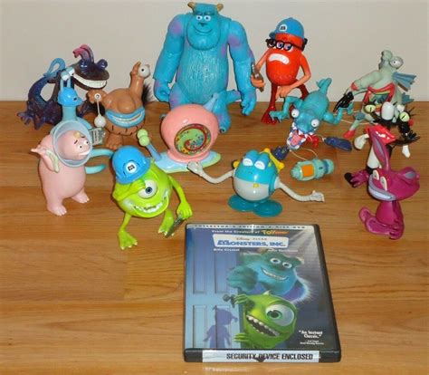 Disney Pixar Monsters Inc Lot Of 13 Toys And Dvd Ebay