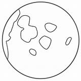 Moon Coloring Pages Print sketch template