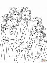 Jesus Coloring Children Loves Pages Printable Kids Color Little Bible Print Sheets Church Supercoloring Lds Colouring Book Coloriage Easter Jesuse sketch template