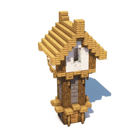 small medieval tower house build