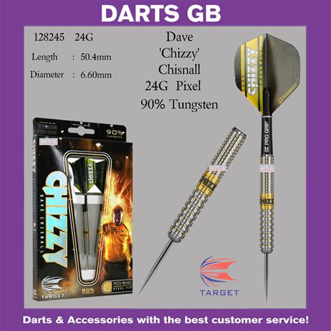 target dave chizzy chisnall  pixel grip  tungsten darts dartsgb