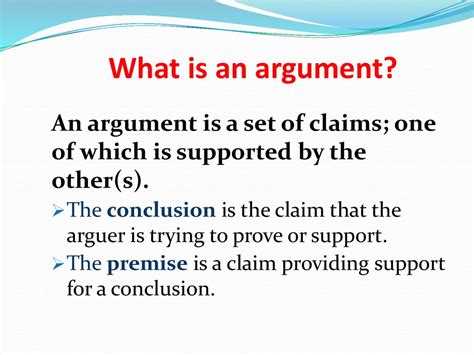 recognizing arguments