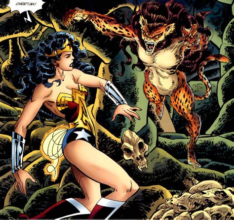 Cheetah Attacks Wonder Woman Superhero Catfights Female