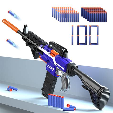 foqucy toy gun  nerf guns electric automatic foam blasters   bullets safety goggles
