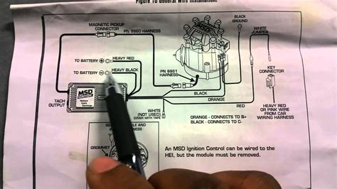 msd distributor wiring diagram