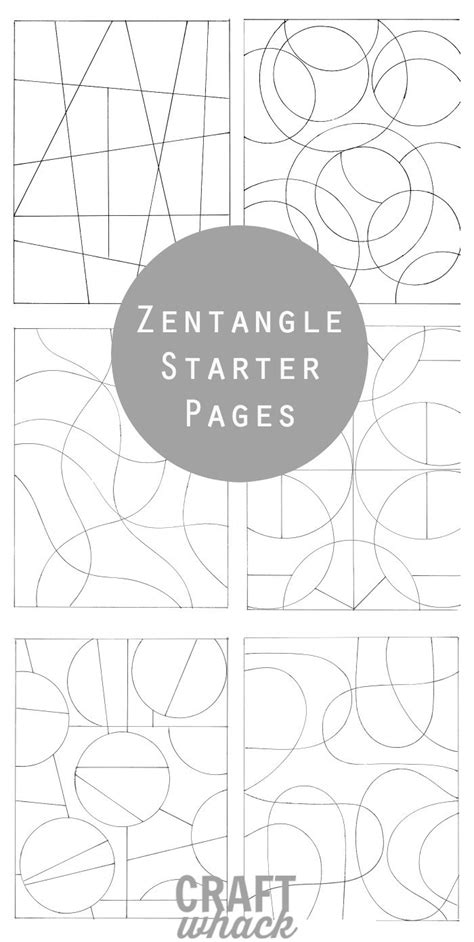 printable zentangle templates  printable