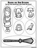 Room Broom Retelling Characters Color Teacherspayteachers Sold Story sketch template