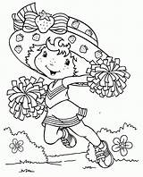 Coloring Strawberry Shortcake Pages Printable Girls Kids Cartoon sketch template