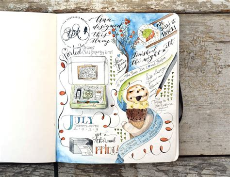 inspirational sketchbook pages  postmans knock
