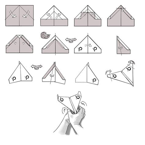 printable paper airplane folding instructions addictionary