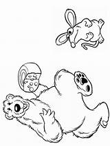 Bruine Beer Kleurplaten Bear Rupert Coloring Zo Fun Kids sketch template