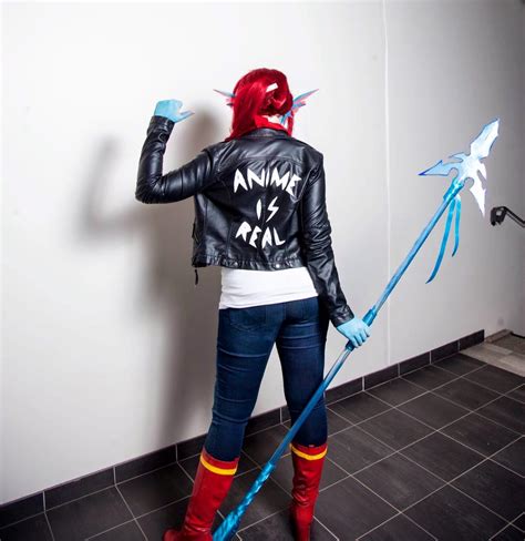 Anime Is Real Undyne Cosplay Undertale By Mitternachto