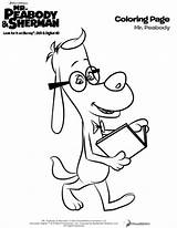 Coloring Sheet Peabody Sherman Mr Printable Once Times Many Print Click sketch template