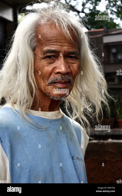 Antipolo City Philippines August 12 2019 An Adult Filipino Man