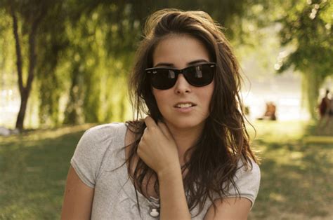 girl hair park rayban sun sunglasses image 89805 on