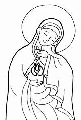Virgen Catequesis Interioridad Dibujosparacatequesis Elegida Búsqueda Resultados Coloriages sketch template