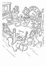 Aristocats Coloring Pages Print Kids Coloringtop sketch template