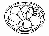 Mewarnai Bakso Sketsa Kipas Angin Gerobak Teko Dapur Rebanas Putih Hitam Mewarnaigambar Populer Peralatan Abu sketch template