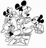 Mickey Mouse Coloring Pages Clubhouse Disney Kids Birthday Toodles Printable Colouring Minnie Star Printables Friends Christmas Color Party Books Template sketch template