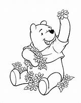 Pooh Winnie Coloring Pages Fall Printable Color Getcolorings Print sketch template