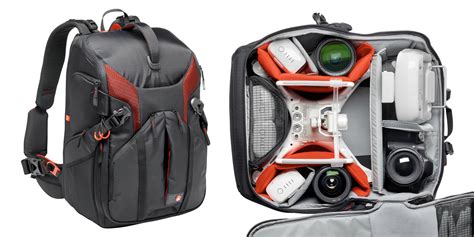manfrottos pro backpack holds  dji drone  dslr camera   reg  totoys