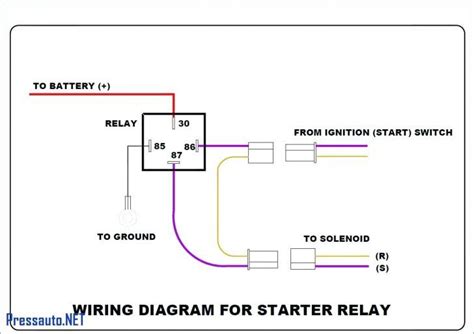 pin automotive relay switch wiring diagram