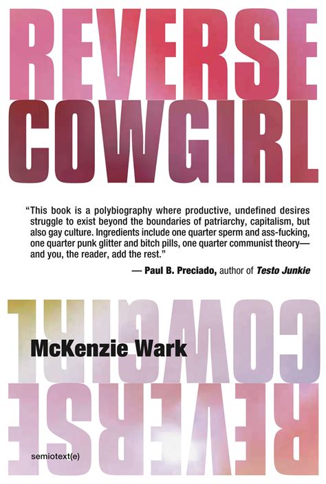Reverse Cowgirl By Mckenzie Wark Penguin Books New Zealand