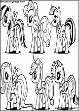Pony Coloring Little Pages Wecoloringpage Games sketch template