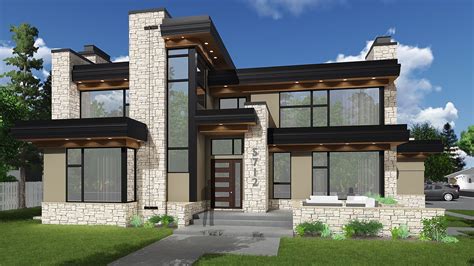 impeccable modern house plan ab architectural designs house