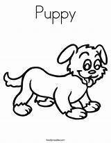 Coloring Twisty Noodle Puppy sketch template