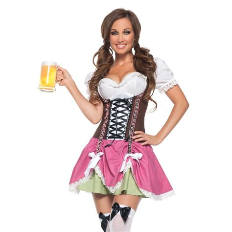 vocole women sexy oktoberfest beer girl costume bavaria party maid